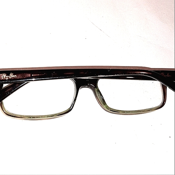 RAY BAN Unisex Vintage Eyeglasses Frames RB 5187 2445 Tortoise/Green - Picture 6 of 10